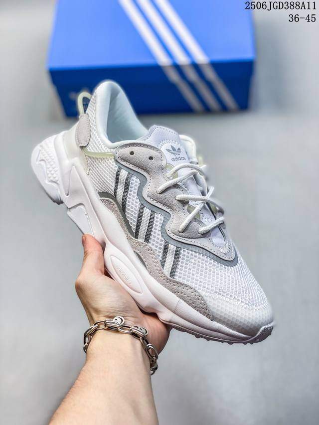 Adidas 阿迪达斯Ozweego男女休闲老爹鞋Ee6464 尺码：见图 编码：06Jgd388A11
