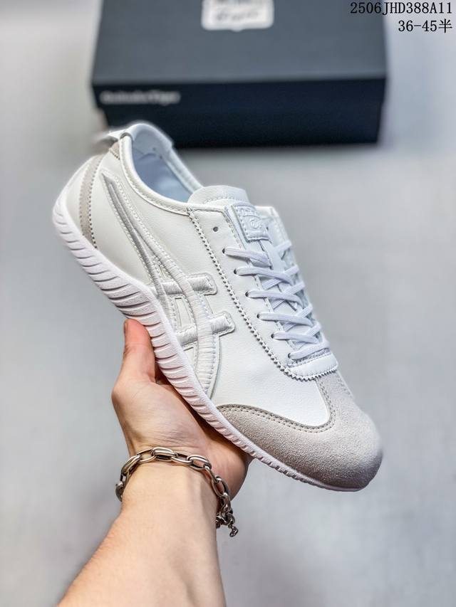 亚瑟士Onitsuka Tiger鬼塚虎 Mexico 66 Driving 舒适 防滑耐磨 低帮 生活休闲鞋 男女同款 尺码：见图 编码：06Jhd388A1