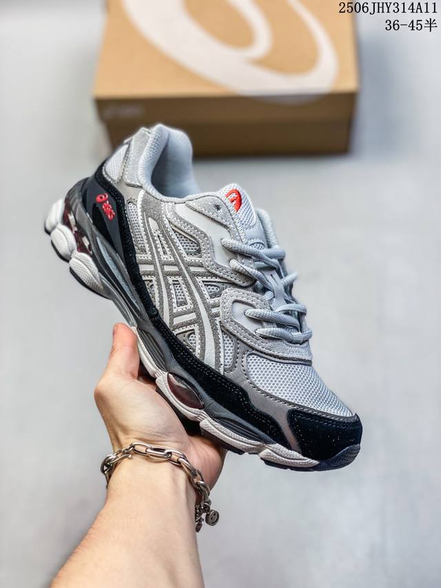公司级Asics Gel-Nyc 亚瑟士 透气网眼鞋面 配合部分合成革材质 采用全新Ahar+橡胶材质 更加耐磨 货号: 3A383-024 尺码:36 37