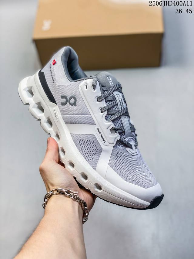公司级On Cloudrunner 2 昂跑 户外街头机能风新兴品牌轻便中帮跑步鞋 首发实拍鞋款以网球为灵感的运动休闲鞋 大胆的复古外观与革新科技融合 助力运动