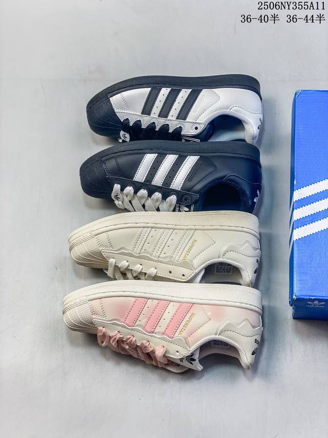Ad Originals Superstar 经典复古贝壳头板鞋 Eg4959 诞生于1969年 是第一双将全皮面鞋 身与橡胶鞋头结合在一起的低帮篮球鞋 Sup