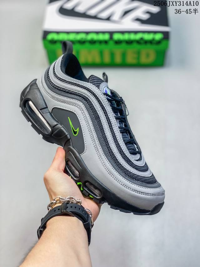 耐克Nike Air Max 95 97 经典复古缓震气垫运动休闲跑步鞋 货号：Im2174 001 码数：36 36.5 37.5 38 38.5 39 40