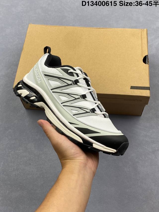 公司级Salomon Xa Pro Xt-6 End萨洛蒙户外越野跑鞋 鞋面采用Sensifit贴合技术 全方位贴合包裹脚型 鞋跟部鞋底牵引设计 提供强大的抓地