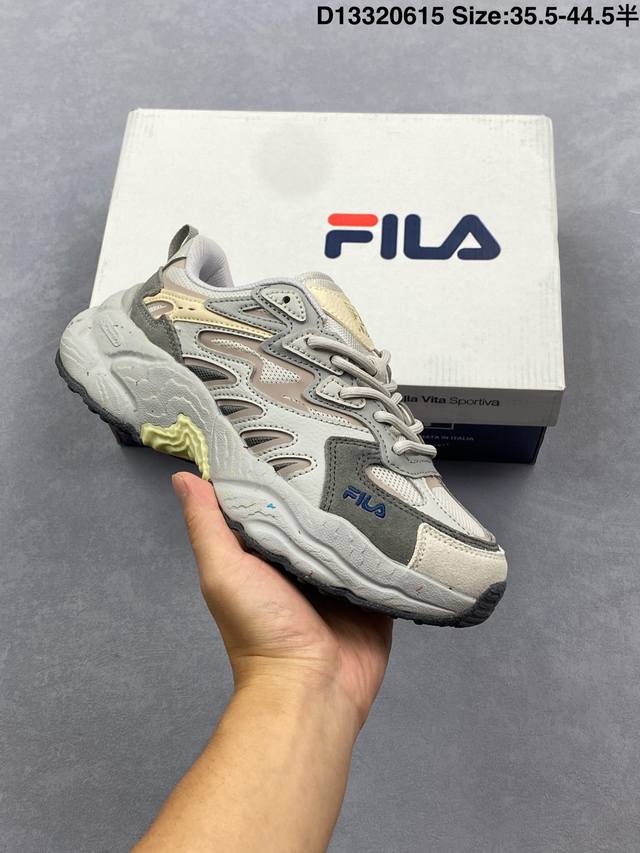 Fila斐乐 冬季新款老爹鞋 休闲鞋厚底面包鞋运动鞋 货号：F12M331101Faw 编码：D13320615 Size：如图