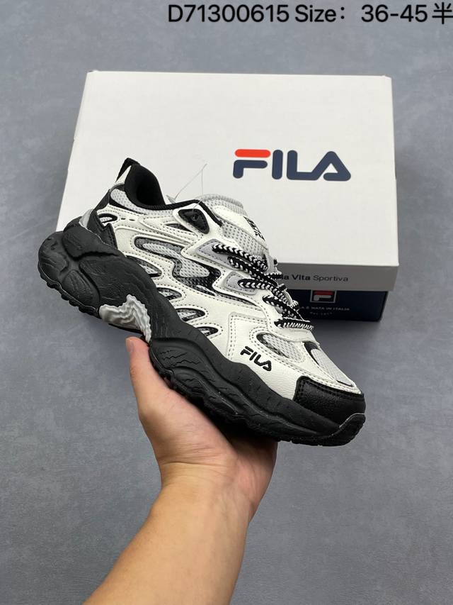 Fila 斐乐蕨草鞋Fern女鞋运动鞋 2025新款户外老爹鞋反光休闲鞋 货号：F12W521119Fcf 尺码：36-45带半码 编码：D71300615