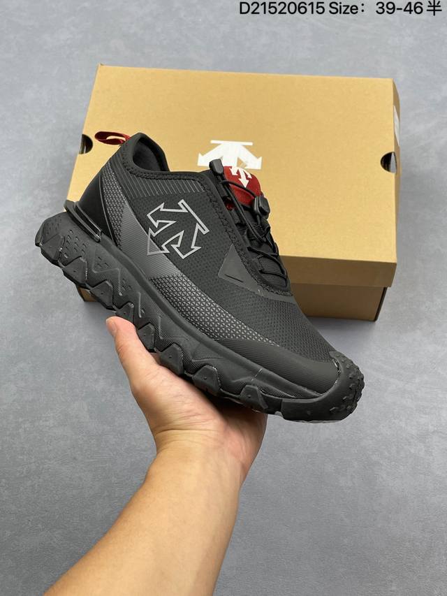 公司级迪桑特Descente Boa Dualis都市通勤 Gore-Tex 时尚舒适 防滑耐磨 时尚休闲运动覆盖防水男子越野跑鞋 官方同步上架 适合技术路线单
