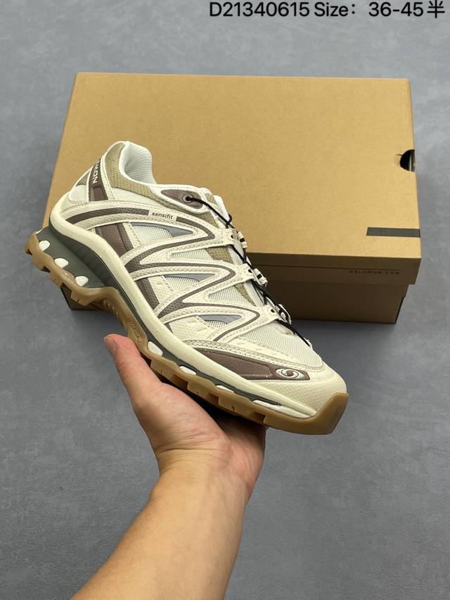Salomon Xt-Quest Adv ”Beige“ 萨洛蒙 探索者系列户外越野跑鞋 474193-29 #鞋面采用Sensifit贴合技术 全方位贴合包裹