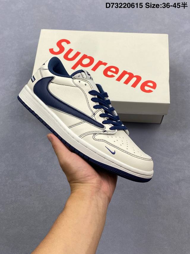 真标 耐克 Nike Air Jordan 1 Low Og Sp Military Blue Aj1乔1倒勾 2025年新款 蛇年新款 低帮篮球鞋 Aj1 乔