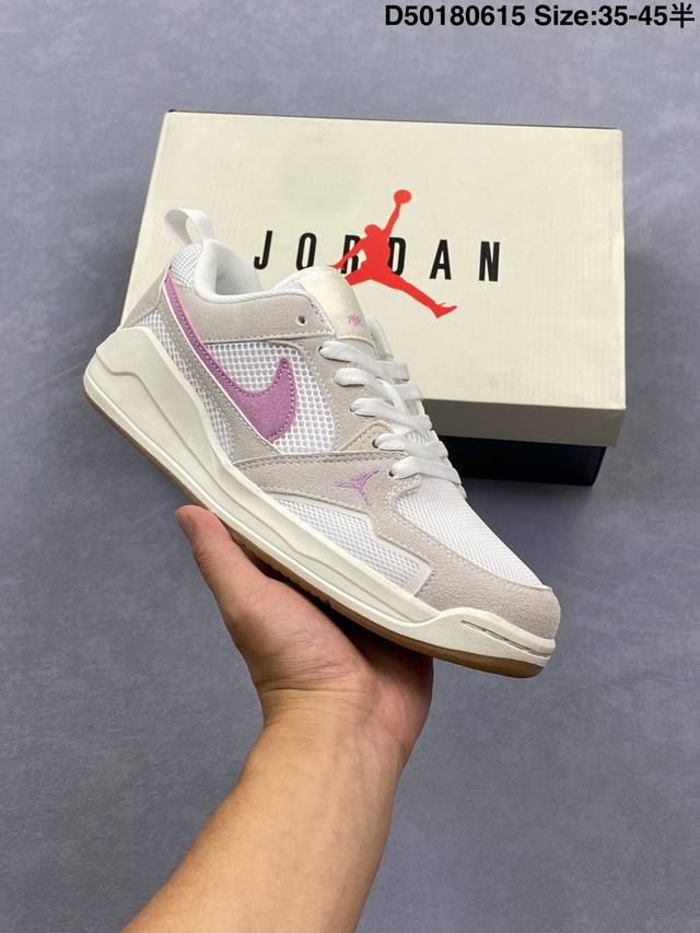 真标Nike Air Jordan Cmft Era 耐克 舒适简约百搭 耐磨 低帮 生活休闲鞋 货号：Hq0506-105 尺码：35 36 36.5 37.