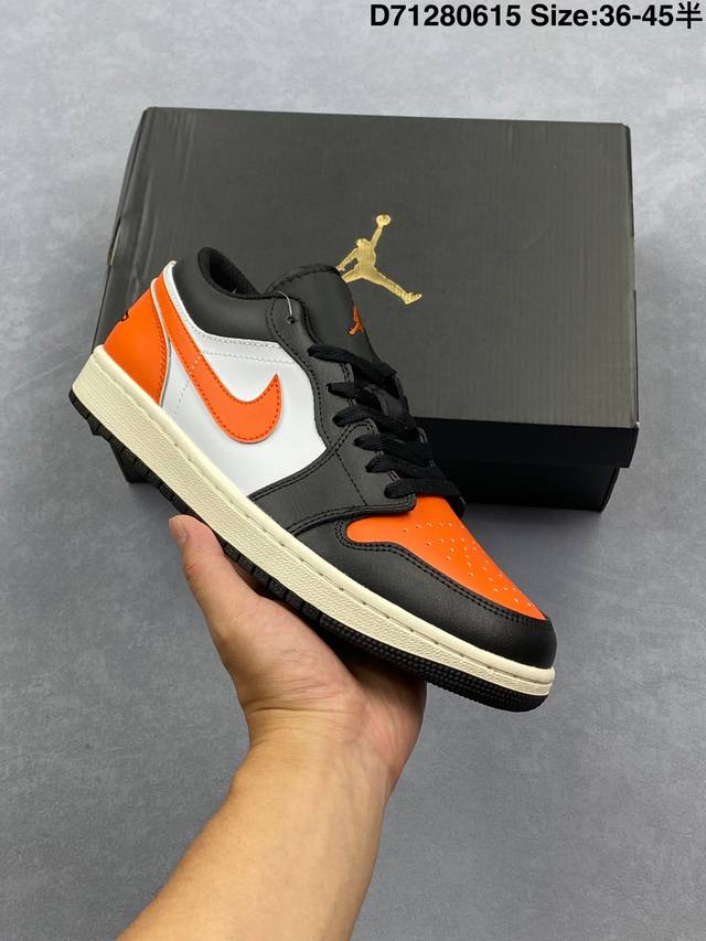 Nike Air Jordan 1 Low Aj1乔1低帮休闲板鞋 同步官方配色 官方货号:553558-081 Size:36 36.5 37.5 38 38