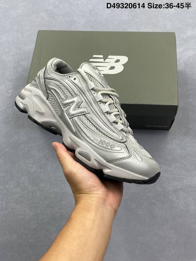 新百伦New Balance 1000 系列低帮复古老爹风休闲运动跑步鞋 New Balance 在不同配色上其鞋面材质呈现不同感觉，无论是运动风抑或是高级质感