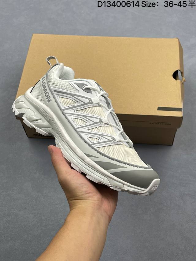 公司级Salomon Xa Pro Xt-6 End萨洛蒙户外越野跑鞋 鞋面采用Sensifit贴合技术 全方位贴合包裹脚型 鞋跟部鞋底牵引设计 提供强大的抓地