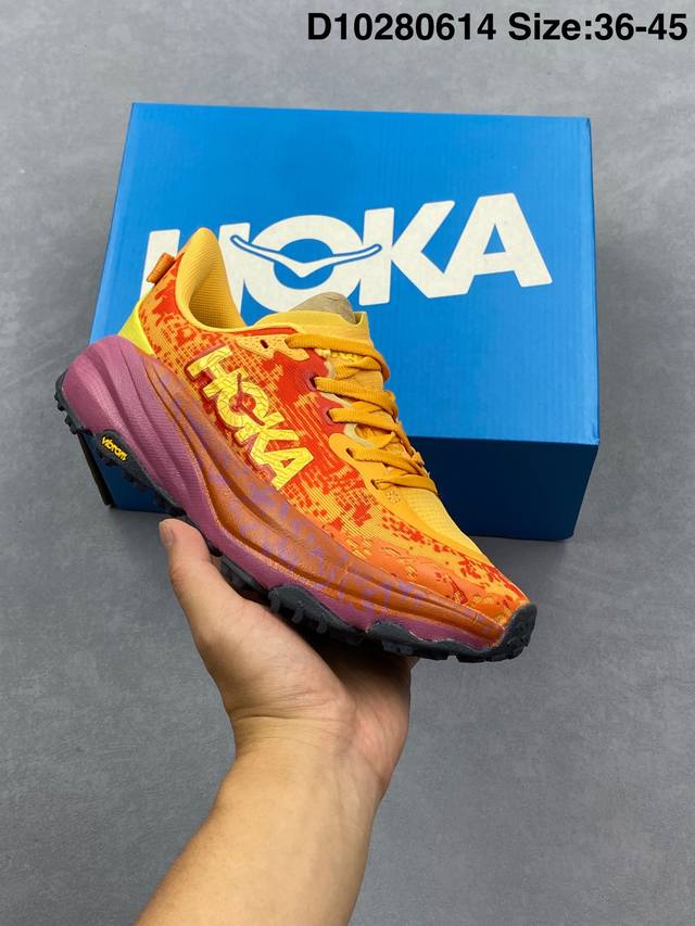 公司级Hoka One One M Speedgoat 6 低帮专业越野跑步鞋 实拍首发 相较于前几代Mafate包裹感更好 跟Speedgoat 快速羚羊 系