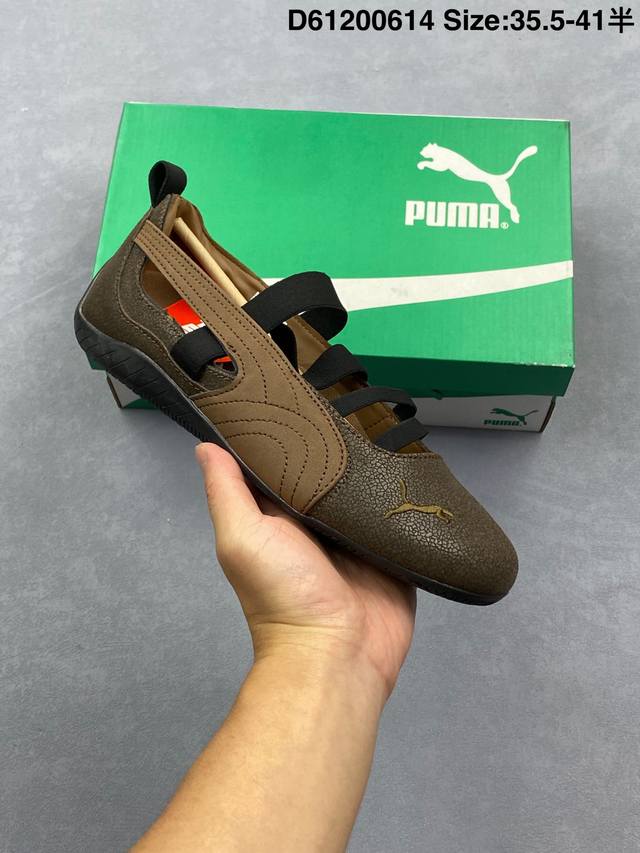 公司级Puma Speedcat 简约时尚休闲气质百搭单品 时尚一脚蹬 彪马 玛丽珍鞋 货号:405089 01 尺码:35.5 36 37 37.5 38 3