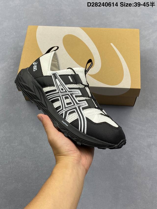 公司级Asics Gel-Sonoma Tr 亚瑟士 溯溪鞋户外涉水洞洞鞋 轻便透气：Gel-Sonoma Tr采用轻质材料，穿着舒适，适合长时间行走和运动。鞋