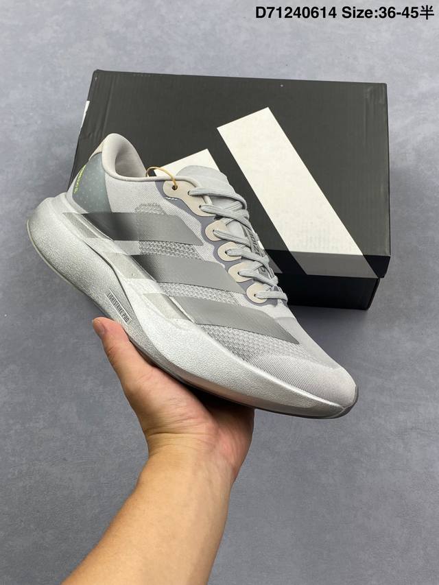 阿迪达斯Ad Adizero Evo Sl M 轻盈跑鞋耐磨减震专业跑步鞋 外贸最高版本冲向目标，一路向前，不断挑战和突破自我无论是平时训练还是马拉松，让这款A