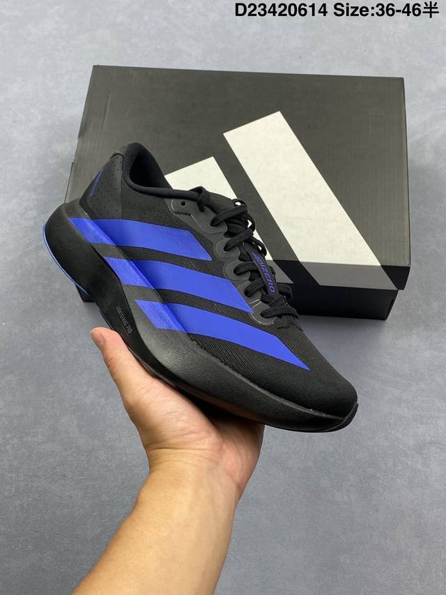 公司级Adidas Adizero Evo Sl M舒适百搭防滑耐磨 低帮 休闲跑步鞋 货号:Jp9310 尺码:36 36.5 37 38 38.5 39 4