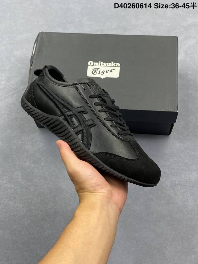 亚瑟士 Onitsuka Tiger鬼塚虎 Mexico 66 Driving 舒适 防滑耐磨 低帮 生活休闲鞋 男女同款 货号：1183C306-001 Si