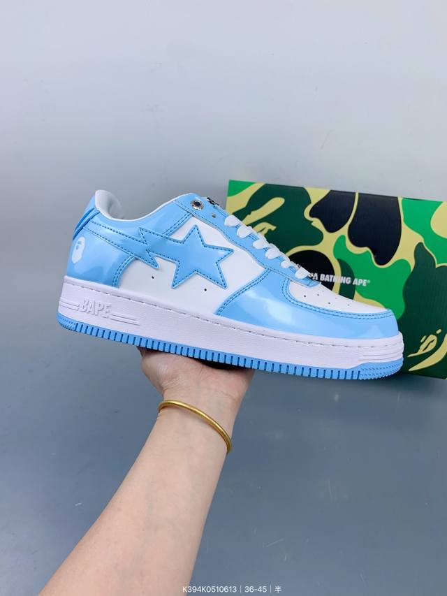 Bathing Ape Sta 经典潮流 时尚板鞋 男女同款 Bape Sta 是 Bape 旗下的一款运动鞋系列。Bape Sta 于 2002 年推出，该鞋
