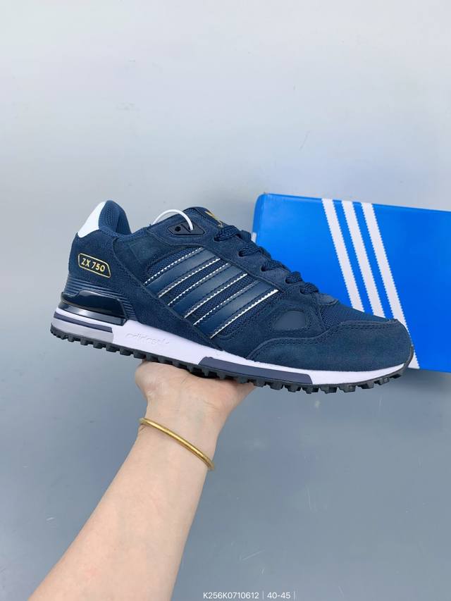 阿迪达斯Adidas Originals Zx750 复古休闲百搭运动慢跑鞋 Size：如图 编码：K256K0710612