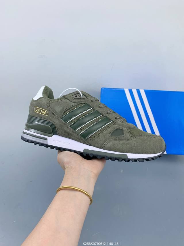 阿迪达斯Adidas Originals Zx750 复古休闲百搭运动慢跑鞋 Size：如图 编码：K256K0710612