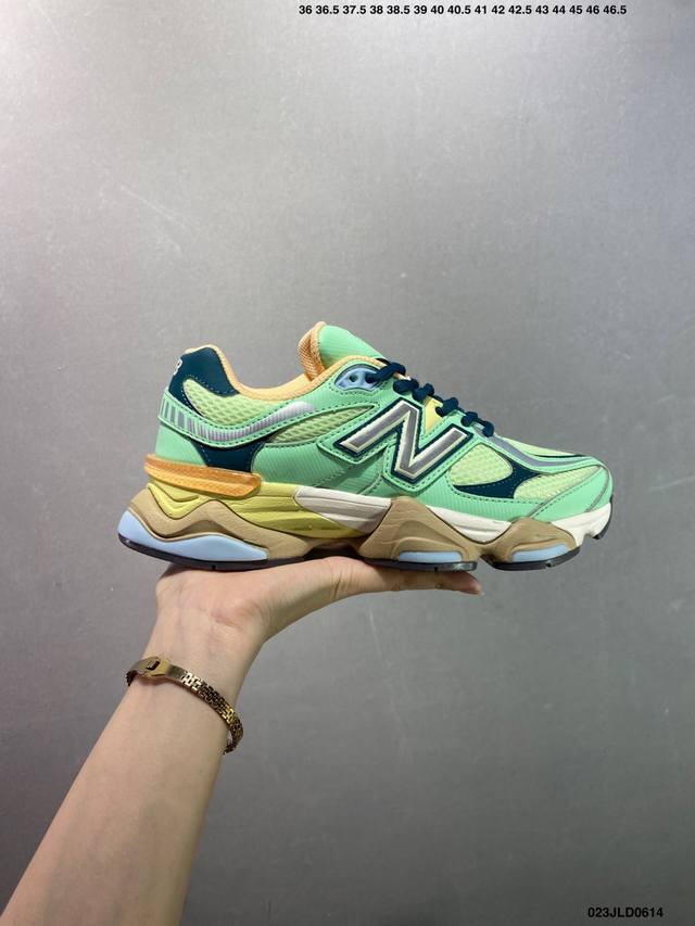 公司级Joe Freshgoods X New Balance Nb9060 联名款 复古休闲运动慢跑鞋 鞋款灵感源自设计师本人对夏日的怀日回忆。鞋面大身由空间
