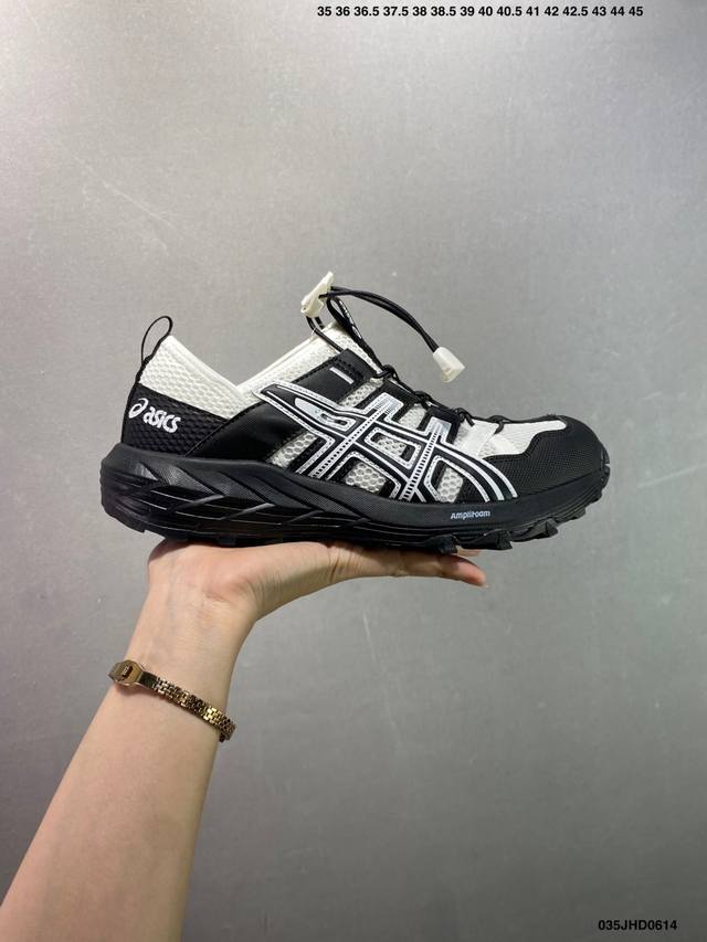 亚瑟士 Asics Gel-Sonomase 运动休闲透气原档案据数开发楦型纸版 洞洞鞋面，更贴合脚型和舒适透气，后跟稳定片带来合脚舒适的穿着感优化后的Gel，