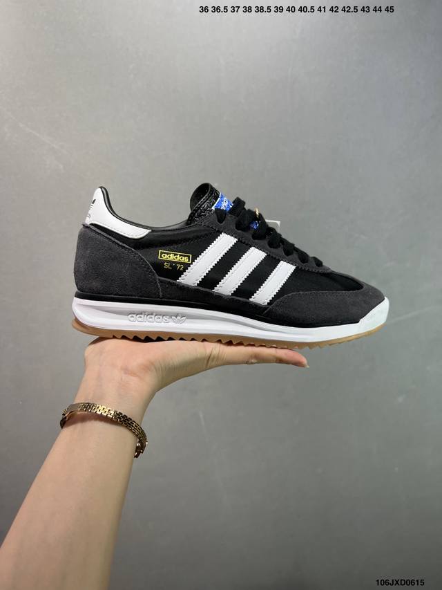 公司级阿迪达斯Adidas Sl 72 Rtn三叶草复古休闲跑步鞋休闲运动鞋 货号:Id1031 尺码:36 36.5 37 38 38.5 39 40 40.