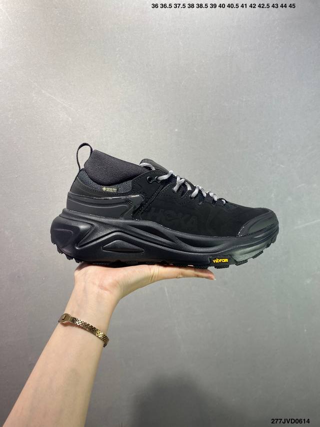 公司级Hoka M Kaha Low Gtx 全新配色 在前代基础上再度革新升级，以舒适、防滑、轻量的全方位高性能步履体验，助力户外爱好者轻松应对复杂崎岖路面，