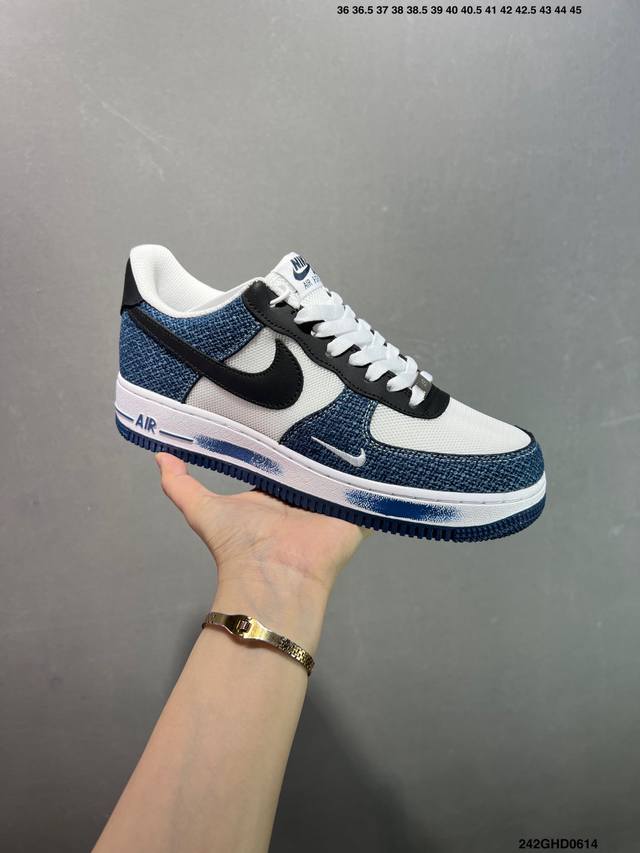 公司级Nike Air Force1 07 Low 定制空军 #原楦头原纸板 打造纯正空军版型 #专注外贸渠道 全掌内置蜂窝气垫 #原盒配件 原厂中底钢印、拉帮