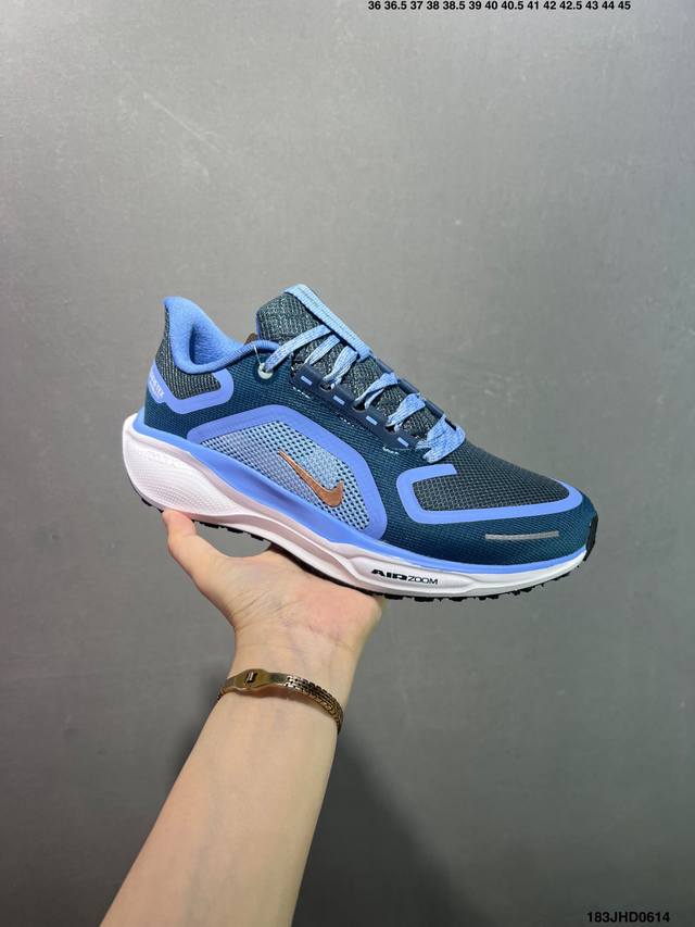 公司级Nike Air Zoom Pegasus 41 Gtx 登月跑鞋 网面透气跑步鞋 兼顾迅疾外观和稳固脚感 后跟覆面和中足动态支撑巧妙融合 缔造稳定顺畅的