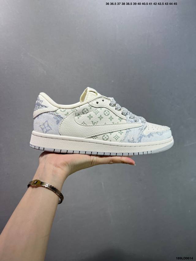 Nike Air Jordan 1 Low 定制配色 定制Aj联名-高端定制 低帮复古文化板鞋 #定制鞋盒 大厂纯原品质出货 超高清洁度 皮料切割干净无任何毛边