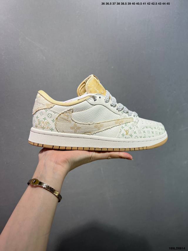 Nike Air Jordan 1 Low 定制配色 定制Aj联名-高端定制 低帮复古文化板鞋 #定制鞋盒 大厂纯原品质出货 超高清洁度 皮料切割干净无任何毛边