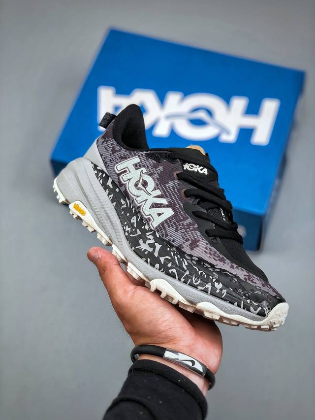 Hoka One One M Speedgoat 6 低帮专业越野跑步鞋 相较于前几代Mafate包裹感更好跟Speedgoat 快速羚羊 系列比起来更加舒适鞋