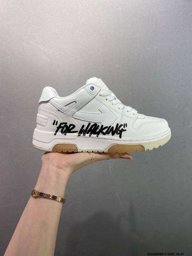 公司级Off-White 新款圆头系带低帮运动小白鞋跑步鞋多色拼色运动休闲鞋 尺码:36-45 Ld:023Ggd0613