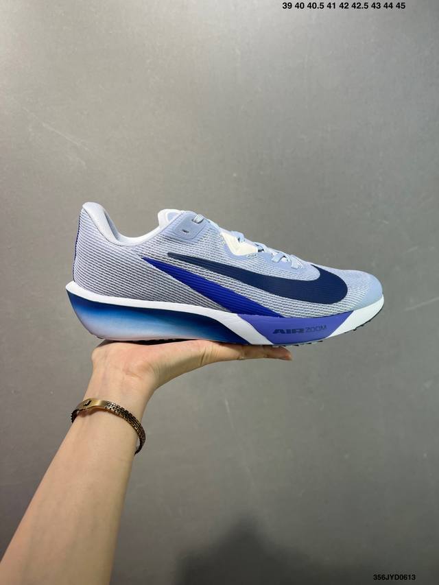 公司级耐克Nike Air Zoom Rival Fly 4超弹透气轻量跑步鞋鞋款搭载 Flyknit 材料 出众弹性 易于穿脱 采用React技术 轻盈耐 跑