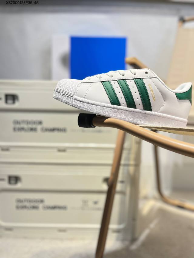 阿迪达斯Adidas三叶草 Originals Superstar 贝壳头系列低帮经典百搭休闲运动Gx2537 Xs7300128#35-45