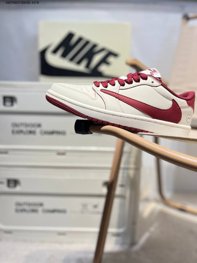 公司级头层皮乔丹Air Jordan 1 Low Aj1低帮系列篮球鞋 官方同步配色 原装级产物 #拒绝公底 立体鞋型 细节完美 高清洁度Lk1099 Aw76