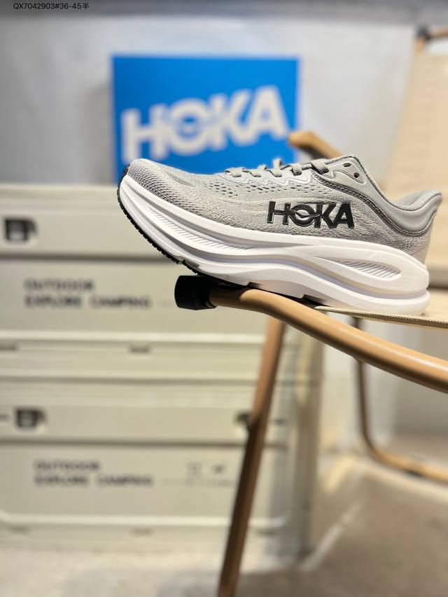 Hoka One One Bondi 9 柔软舒适防滑耐磨 低帮 休闲跑步鞋 1162012 Qx704 3#36-45半