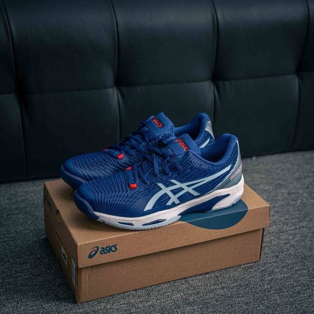 核心私 Asics Solution Speed Ff 2 亚瑟士轻量速度型网球鞋 Dynawrap 技术可提升稳定性 Flytefoam 科技打造轻量缓冲组件