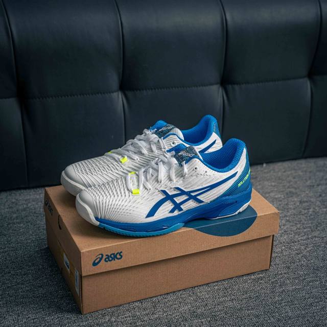 核心私 Asics Solution Speed Ff 2 亚瑟士轻量速度型网球鞋 Dynawrap 技术可提升稳定性 Flytefoam 科技打造轻量缓冲组件