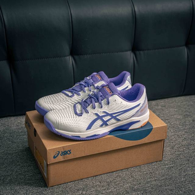 核心私 Asics Solution Speed Ff 2 亚瑟士轻量速度型网球鞋 Dynawrap 技术可提升稳定性 Flytefoam 科技打造轻量缓冲组件