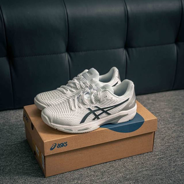 核心私 Asics Solution Speed Ff 2 亚瑟士轻量速度型网球鞋 Dynawrap 技术可提升稳定性 Flytefoam 科技打造轻量缓冲组件