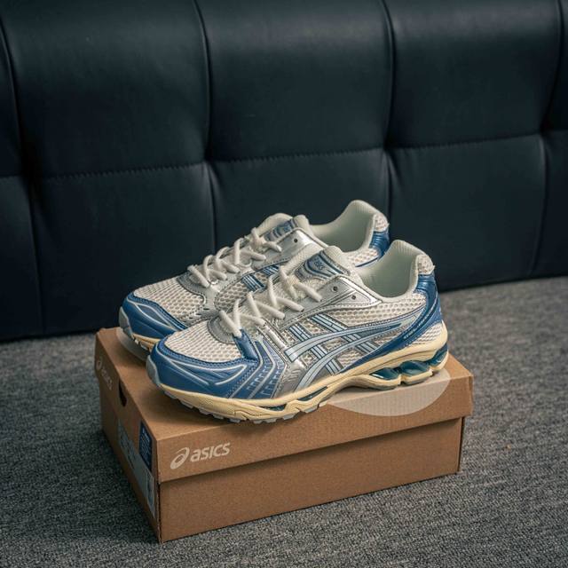 核心私 Asics T Gel- Kayano 14 亚瑟士户外风低帮休闲运动跑步鞋 货号：1203A537-102 尺码：36 37 37.5 38 38.5