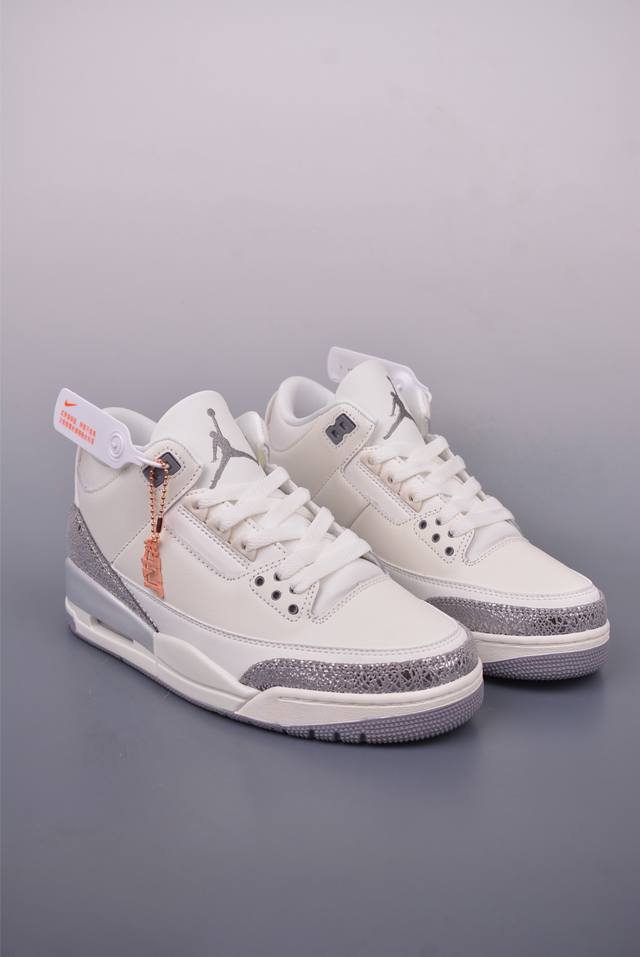Air Jordan 3 Retro 灰白 地表最强性价比版本 完美清洁度 最高工艺复刻 原装无色差修正 #原楦原纸板开发 纯正三代版型 #原底真实气垫 回弹反