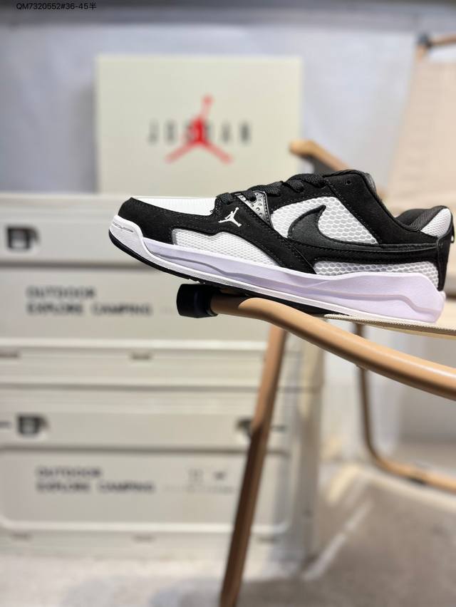 乔丹 Jordancmft Era 90 减震防滑 耐磨 低帮 运行休闲板鞋 货号 Hj6777 Qm7320552#36-45半