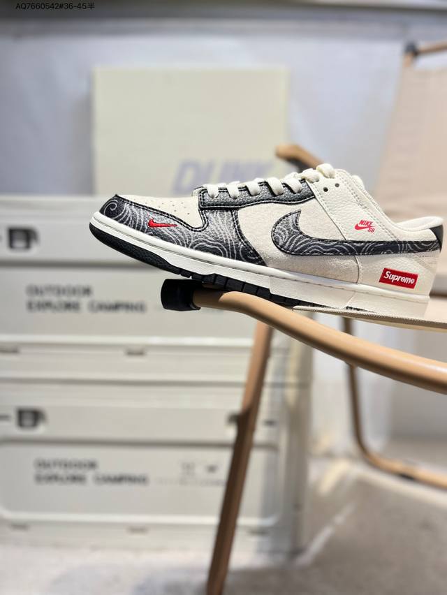 Supreme X Nike Sb Dunk Low 大厂出品 极力推荐 新配色 原装头层材料 独家版型蒸餾加工 帶來的是更好的视觉和脚感体验 大厂纯原品质出货