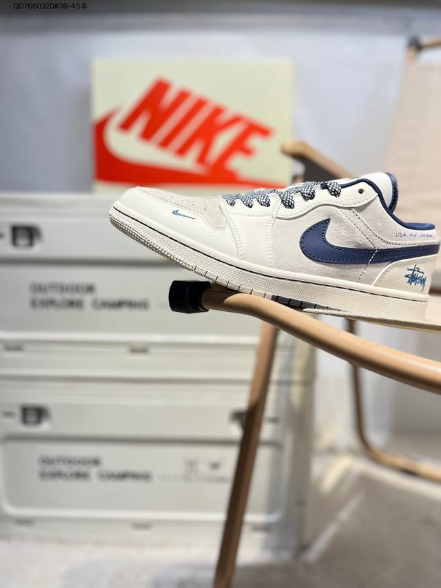 公司级头层皮乔丹Air Jordan 1 Low Aj1低帮系列篮球鞋 官方同步配色 原装级产物 #拒绝公底 立体鞋型 细节完美 高清洁度Sj9950 Qd76