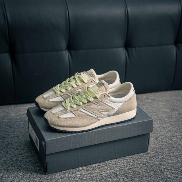 核心私 New Balance 新百伦 U471 复古休闲鞋 正确长绒鞋面 正确头层皮 N 字Logo 真皮纹理清晰可见 高弹大底 正确半透油蜡试脚纸 正确中底