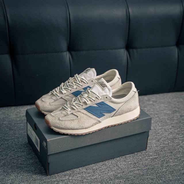 核心私 New Balance 新百伦 U471 复古休闲鞋 正确长绒鞋面 正确头层皮 N 字Logo 真皮纹理清晰可见 高弹大底 正确半透油蜡试脚纸 正确中底